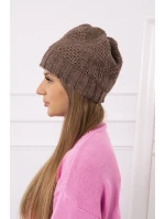 Dámská čepice Danuta K331 mocca