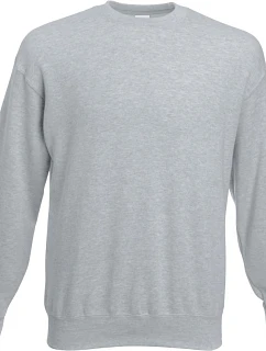 Fruit of the Loom Premium Set-In Sweat Pánská mikina 16.2154 heather grey