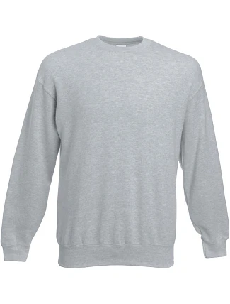 Fruit of the Loom Premium Set-In Sweat Pánská mikina 16.2154 heather grey