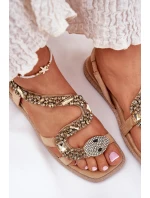 Dámské Sandály Se Zdobením Had Eko Semiš Artiker Béžové 56C1361 Dámské Sandály Se Zdobením Had Eko Semiš Artiker Béžové 56C1361