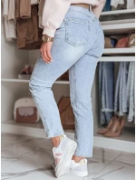Dámské džínové kalhoty slim fit s páskem NEOPASS modré FashionStreet UY2680 Dámské džínové kalhoty slim fit s páskem NEOPASS modré FashionStreet UY2680