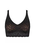 Dámská podprsenka ZERO Feel Bliss Bralette - BLACK - černá 0004 - SLOGGI Dámská podprsenka ZERO Feel Bliss Bralette - BLACK - černá 0004 - SLOGGI