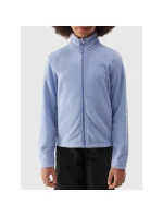 4F Junior dívčí fleece s pravidelným límcem 4FJWSS24TFLEF166-32S