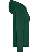 Daiber JN 755 Dámská mikina s kapucí 02.0755 dark green Daiber JN 755 Dámská mikina s kapucí 02.0755 dark green