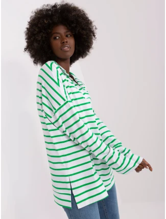 Halenka LK BZ 509314.83 bílá a zelená Halenka LK BZ 509314.83 bílá a zelená