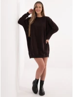 Šaty RV SK 6019.67 tmavě hnědé Šaty RV SK 6019.67 tmavě hnědé