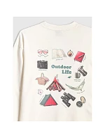 Dámské tričko s potiskem Regular Longsleeve 4F 4FRSS26TSWSF2834-11S dámské Dámské tričko s potiskem Regular Longsleeve 4F 4FRSS26TSWSF2834-11S dámské