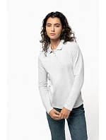 Kariban K 244 Dámské piqué polo s dlouhým rukávem 20.K244 light sand