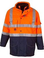 Yoko HVP 711 Hi-Vis 7-v-1 Bunda 79.P711 hi vis orange/navy Yoko HVP 711 Hi-Vis 7-v-1 Bunda 79.P711 hi vis orange/navy