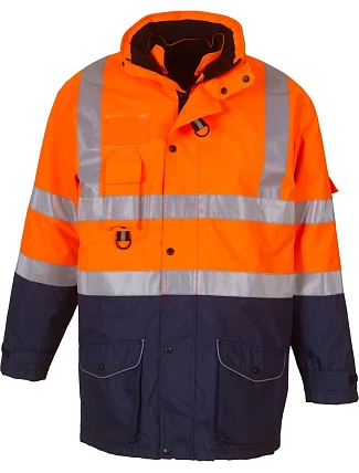 Yoko HVP 711 Hi-Vis 7-v-1 Bunda 79.P711 hi vis orange/navy Yoko HVP 711 Hi-Vis 7-v-1 Bunda 79.P711 hi vis orange/navy