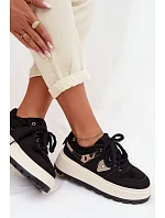 Dámské tenisky na platformě černé Florinda