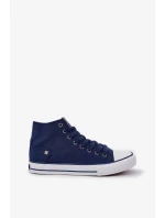 Dámské vysoké tenisky Big Star – tmavě modré