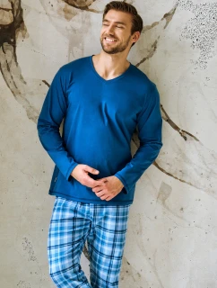 3477 PÁNSKÉ DLOUHÉ PYŽAMO MARK 5XL-6XL