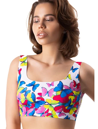 Dámský Crop top MEMÉME Butterfly