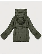 Prošívaná dámská přechodová bunda v barvě khaki (B6118/B6119-11) Prošívaná dámská přechodová bunda v barvě khaki (B6118/B6119-11)