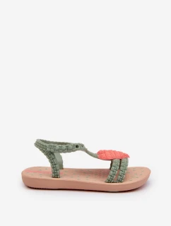 Dětské sandálky se srdcem 81997 Ipanema My First Baby zelené