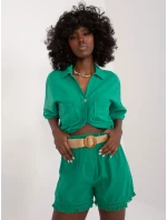 DHJ šortky SN 5536.34X zelená DHJ šortky SN 5536.34X zelená