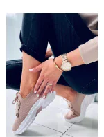 Dámská sportovní obuv MS6003 / 167285 Béžová s bílou - Mellisa Dámská sportovní obuv MS6003 / 167285 Béžová s bílou - Mellisa