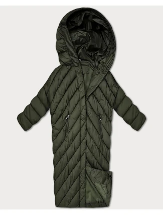 Zimní bunda netopýřího typu v barvě khaki Minority (P3-6026-22) Zimní bunda netopýřího typu v barvě khaki Minority (P3-6026-22)