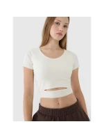 Dámské hladké tričko 4F 4FRSS25TTSHF2695-11S