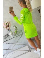 Bílé zelené neonové šaty Bílé zelené neonové šaty