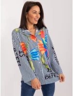 Košile DHJ KS 18850 1.99 námořnická a bílá