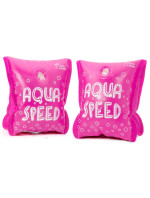 AQUA SPEED Plavecké rukávy Aqua Premium Pink Pattern 03