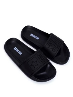 Dětské módní pantofle Big Star - černé