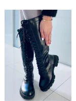 Dámské kozačky v jezdeckém 7752A - Ideal Shoes