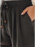 Dámské látkové šortky SUMMER TRIP black FashionStreet SY0433