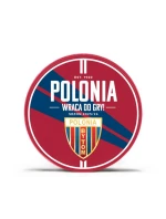 Hokejový puk Polonia Bytom Back to the Game RED Ltd SREBKR-POWRR