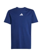 Dětské tričko adidas Essentials Tee 160 námořnická modrá JY0613