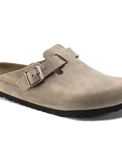 Dámské dřeváky Birkenstock BOSTON BS 1019484 TABACCO BROWN (úzká šířka)