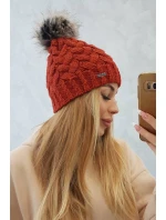 Fleecová čepice Daria K217 červená Fleecová čepice Daria K217 červená