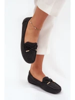 Dámské Mokasíny S Vzorováním A Šněrováním Černé Mirisa