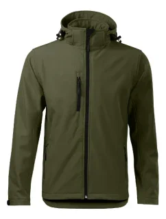 Performance softshellová bunda pánská military