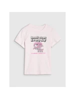 Dívčí tričko s potiskem 4F 4FJRSS25TTSHF2585-12S