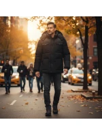 Geografické Norsko pánská bunda BAREDA DB BLACK MEN 096 BLACK (WY3882H/GN-NOIR)