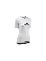 Cyklistické tričko NORTHWAVE Blade Hello Goodbye Woman Jersey S/s, bílé Cyklistické tričko NORTHWAVE Blade Hello Goodbye Woman Jersey S/s, bílé