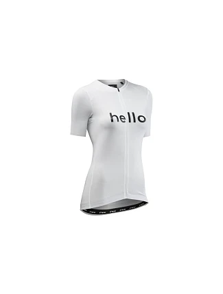 Cyklistické tričko NORTHWAVE Blade Hello Goodbye Woman Jersey S/s, bílé Cyklistické tričko NORTHWAVE Blade Hello Goodbye Woman Jersey S/s, bílé