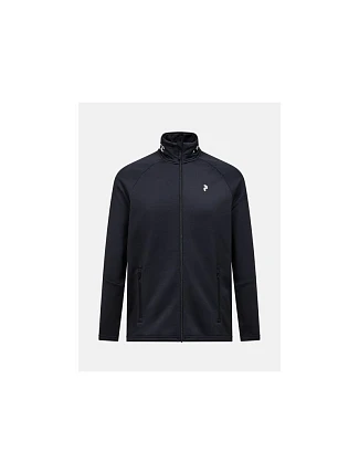 Pánská mikina PEAK PERFORMANCE M Rider Essentials Zip Jacket, černá Pánská mikina PEAK PERFORMANCE M Rider Essentials Zip Jacket, černá