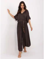 TW SP BI kalhoty 81733.14 tmavě hnědé