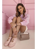 Sportovní dámské baleríny růžové - Farvessa