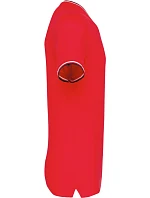 Kariban K 374 Pánské piqué tričko s výstřihem do V 20.K374 red/navy/white Kariban K 374 Pánské piqué tričko s výstřihem do V 20.K374 red/navy/white
