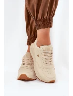 Lehké Sportovní Boty Dámské Big Star RR274630 HI-POLY SYSTEM Béžové