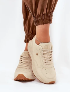 Lehké Sportovní Boty Dámské Big Star RR274630 HI-POLY SYSTEM Béžové