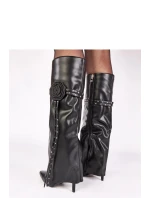 Kozačky na podpatku  model 221670 Solea