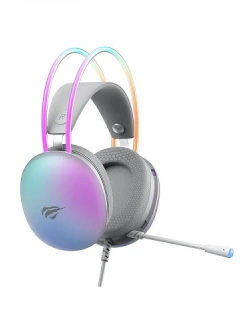 Herní sluchátka Havit H2037d (bílá)