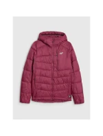 Dámská péřová trekingová bunda s výplní Primaloft Silver 4F 4FRAW25TDJAF0792-60S