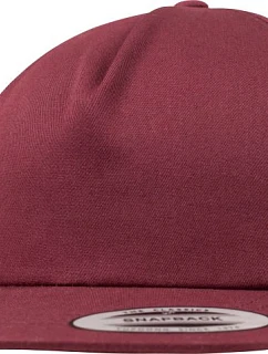 Flexfit 6502 5 panelová Snapback kšiltovka 55.6502 maroon